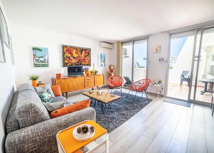 Le Seventie's 3 Terrasse-netflix-wifi-parking-mer-top Pros Servicesconciergerie Διαμέρισμα *
